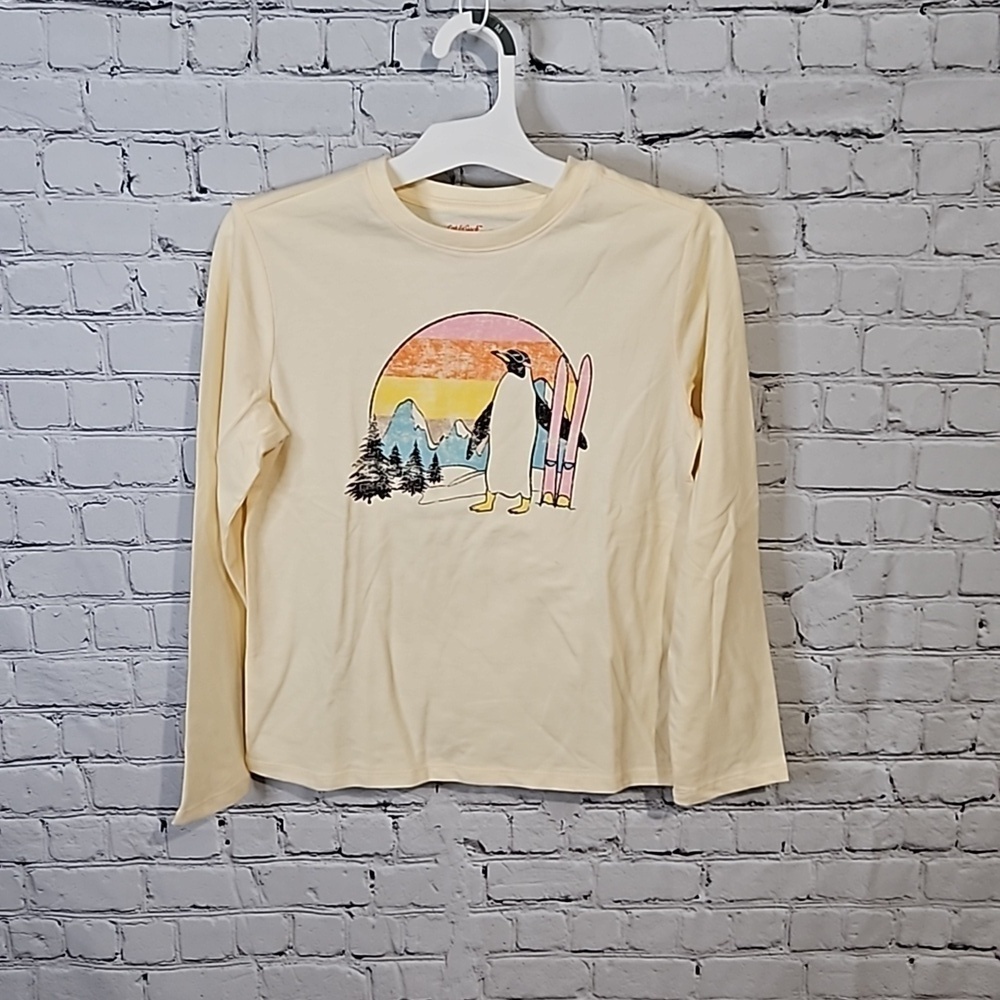 💙 Penguin mountain long sleeve tee